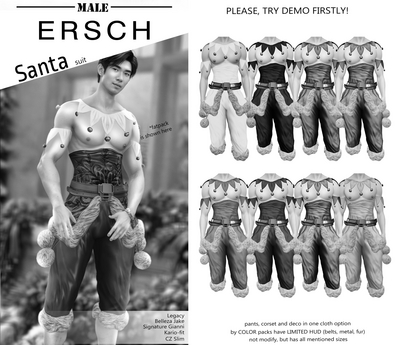 Second Life Marketplace - demo ERSCH - Santa Suit